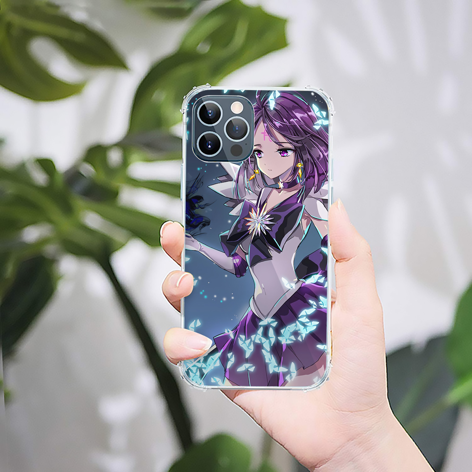 （画像用） 美少女戦士セーラームーン Sailor Moon 【iPhone 12シリーズ対応】透明スマホケース（クリアソフトケース）